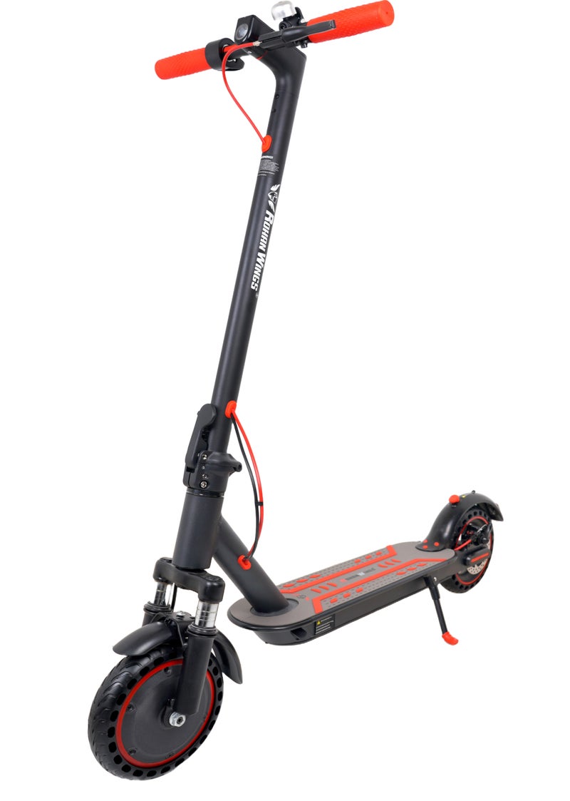 High Speed Electric Scooter With Flashing Turn Signals 350W Brushless Motor, App control, Bluetooth, Foldable E scooter , this amazing scooter comes with free helmet, lock and vest - Black - Image 1